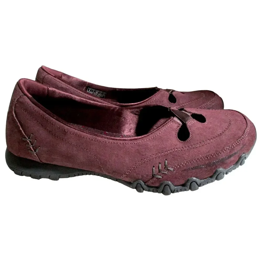 Sketchers Women's Purple Relaxed Fit Slip On Shoes Size 8M